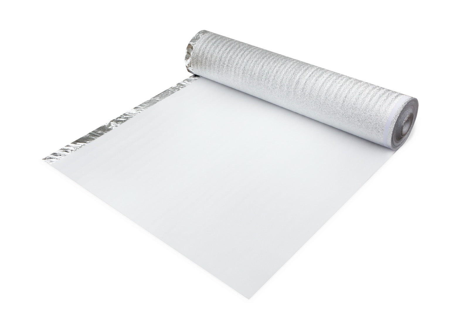 Universal silver 3mm underlay roll (EPE with aluminium foil) 22m2 roll