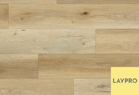 LAYPRO 7.5mm premium Natural Oak LVT (AC5 rated click SPC)